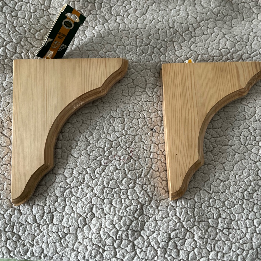 Natural Wood Wall Brackets